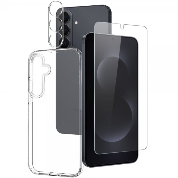 Northjo Samsung Galaxy S26 Plus Cover med Skærmbeskyttelse og Kamerabeskyttelse 3-i-1
