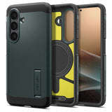 Spigen Samsung Galaxy S26 Plus Cover Tough Armor MagFit Abyss Green