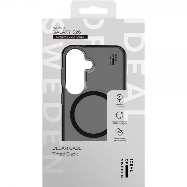 Ideal of Sweden Samsung Galaxy S26 Cover Clear Case MagSafe Tinted Black