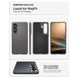 Spigen Samsung Galaxy S26 Cover Liquid Air MagFit Marble Grey