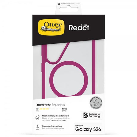 Otterbox Samsung Galaxy S26 Cover React MagSafe Rose Crystal