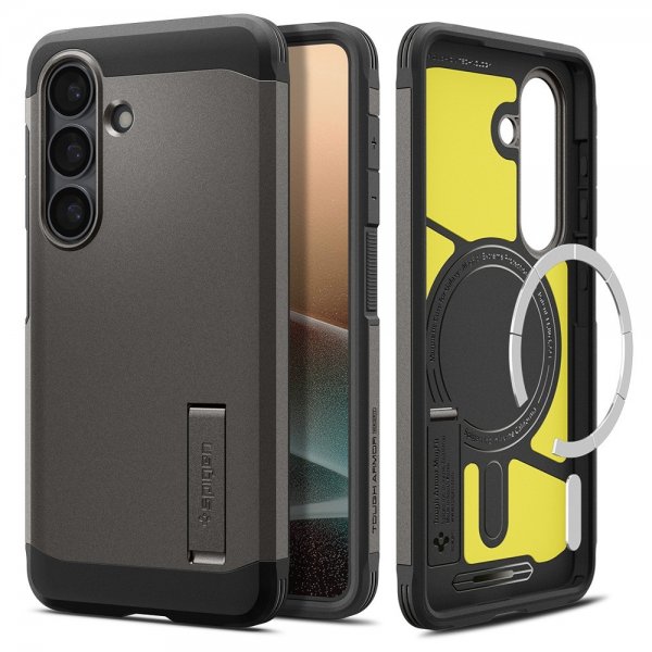 Spigen Samsung Galaxy S26 Cover Tough Armor MagFit Gunmetal