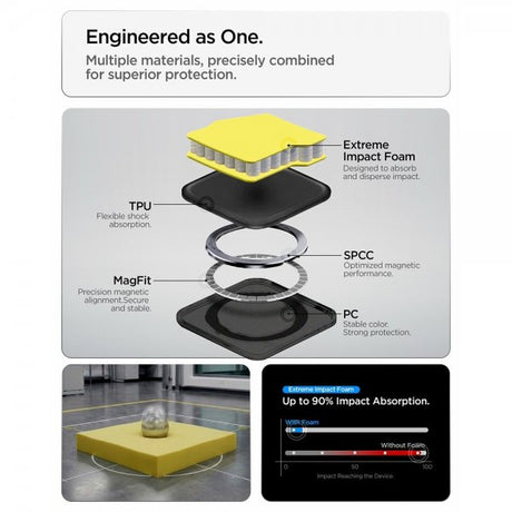 Spigen Samsung Galaxy S26 Cover Tough Armor MagFit Sort