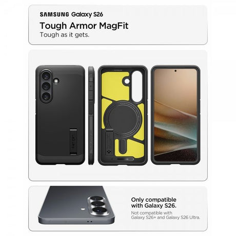 Spigen Samsung Galaxy S26 Cover Tough Armor MagFit Sort