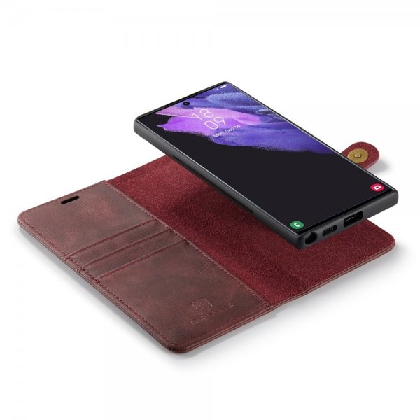 Dg.Ming Samsung Galaxy S26 Ultra Etui med Aftageligt Cover Rød