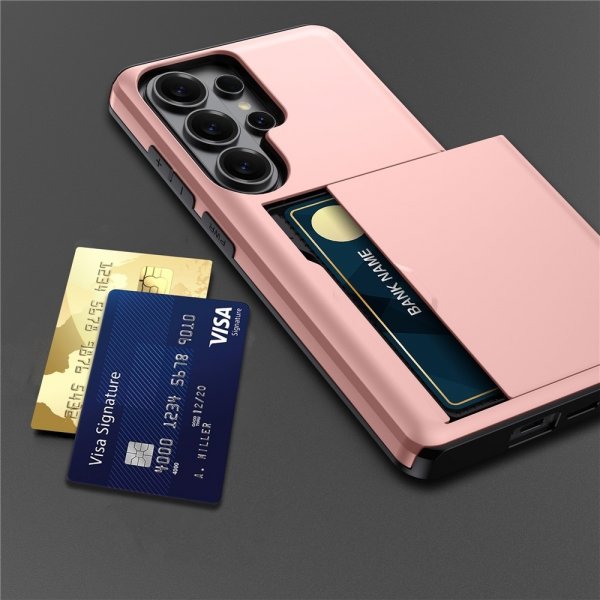 Samsung Galaxy S26 Ultra Cover Card Slide Blå