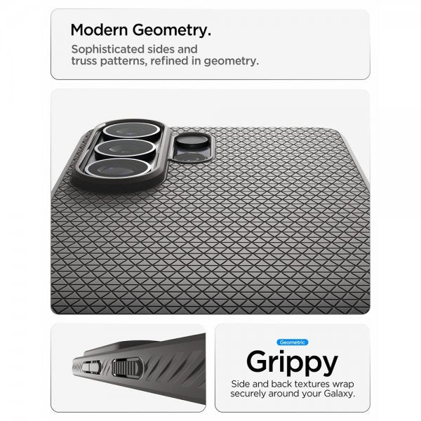 Spigen Samsung Galaxy S26 Ultra Cover Liquid Air Marble Gray