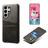 Samsung Galaxy S26 Ultra Cover med to Kortlommer Sort