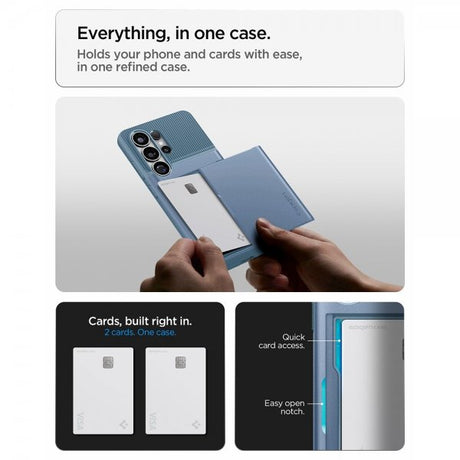 Spigen Samsung Galaxy S26 Ultra Cover Slim Armor CS Lyseblå