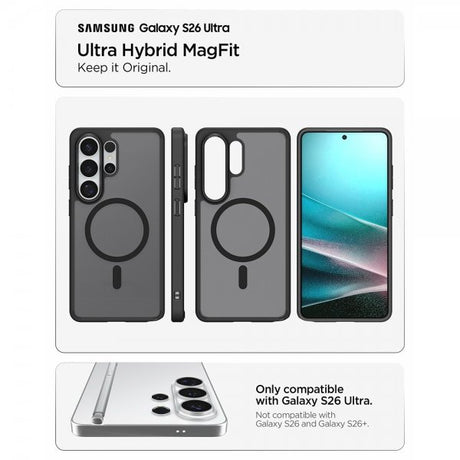 Spigen Samsung Galaxy S26 Ultra Cover Ultra Hybrid MagFit Frost Black