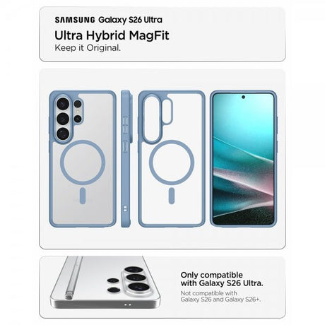 Spigen Samsung Galaxy S26 Ultra Cover Ultra Hybrid MagFit Light Blue