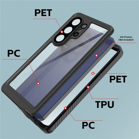 Redpepper Samsung Galaxy S26 Ultra Cover Vandtæt IP68 Sort