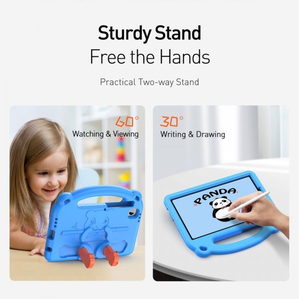 Dux Ducis Samsung Galaxy Tab A7 Lite/Galaxy Tab A9 Cover Panda Blå