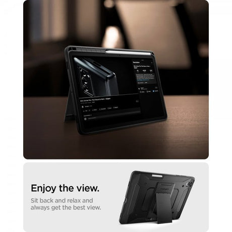 Spigen Samsung Galaxy Tab S11 Skal Tough Armor Pro Sort