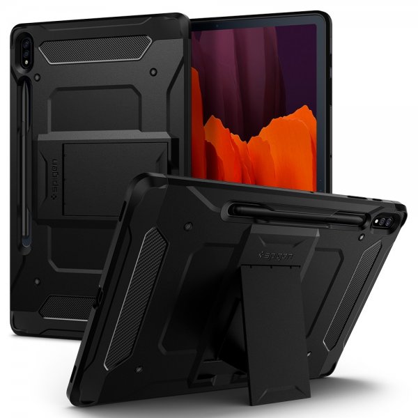 Spigen Samsung Galaxy Tab S7 Plus/Tab S8 Plus Cover Tough Armor Pro Sort