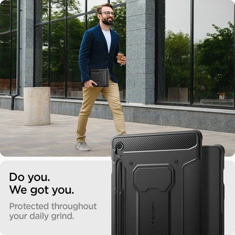 Spigen Samsung Galaxy Tab S9 FE Etui Robust Armor Pro Sort