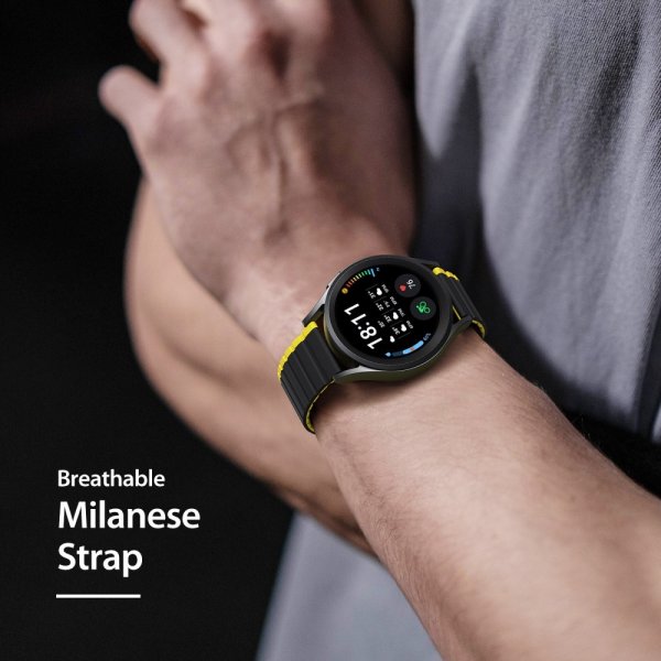 Dux Ducis Samsung Galaxy Watch 20mm Rem LD Series Gul