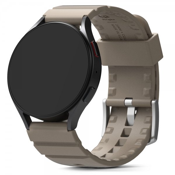 Ringke Samsung Galaxy Watch 20mm Rem Gummi One Bold Rem Gråt Sand