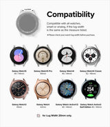 Ringke Samsung Galaxy Watch 20mm Rem Gummi One Bold Band Sort