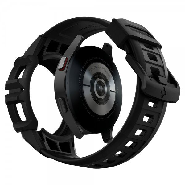 Spigen Samsung Galaxy Watch 4/5 40mm Skal med rem Rugged Armor Pro Sort