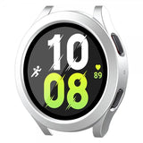 Enkay Samsung Galaxy Watch 4/5 44mm Skal med Indbygget skærmbeskyttelse Mat Sølv