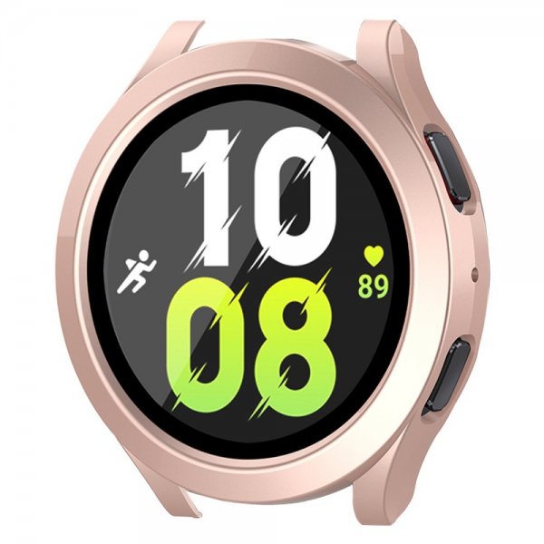 Enkay Samsung Galaxy Watch 4/5 44 mm Skal med Indbygget skærmbeskytter Rosaguld
