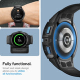 Spigen Samsung Galaxy Watch 6 40mm Urkasse og Rem Rugged Armor Pro Sort