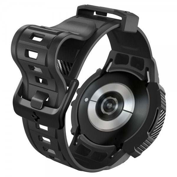 Spigen Samsung Galaxy Watch 6 40mm Urkasse og Rem Rugged Armor Pro Sort