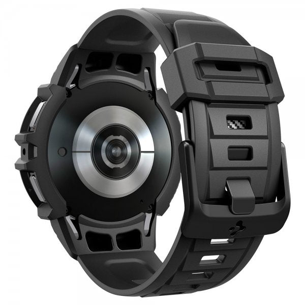 Spigen Samsung Galaxy Watch 6 44mm Cover og Rem Rugged Armor Pro Sort