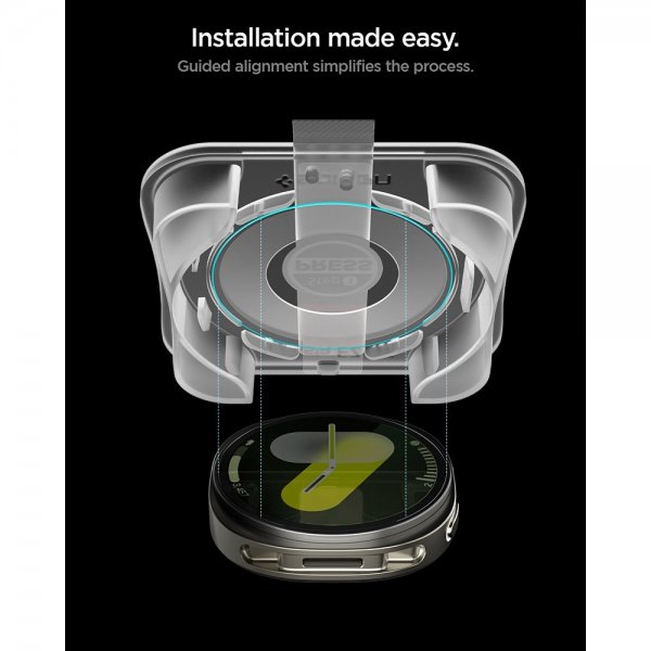 Spigen Samsung Galaxy Watch 8 44mm Skærmbeskyttelse GLAS.tR EZ Fit 2-pak