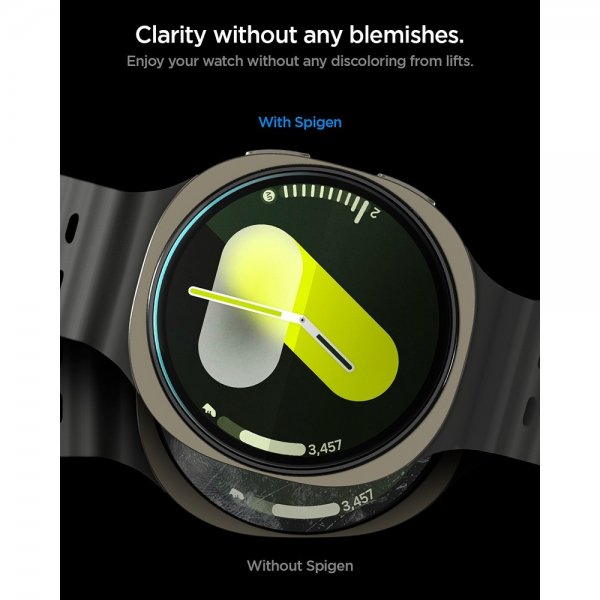 Spigen Samsung Galaxy Watch 8 44mm Skærmbeskyttelse GLAS.tR EZ Fit 2-pak