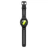 Spigen Samsung Galaxy Watch 8 44mm Armbånd og Cover Rugged Armor Pro Mat Sort