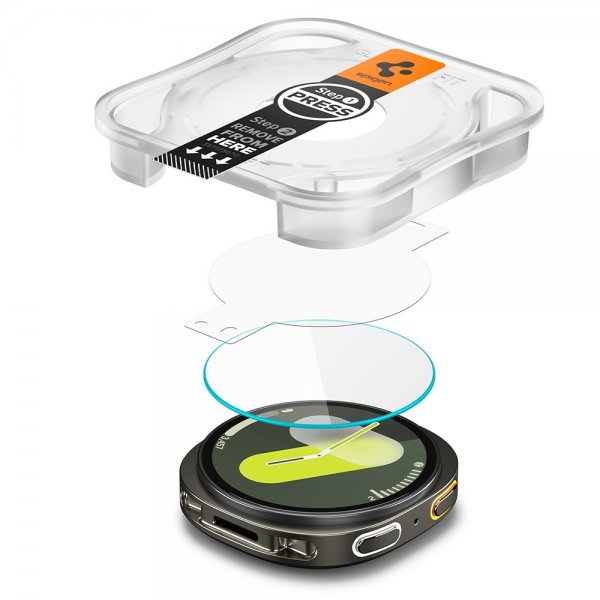 Spigen Samsung Galaxy Watch 8 40mm Skærmbeskyttelse GLAS.tR EZ Fit 2-pak