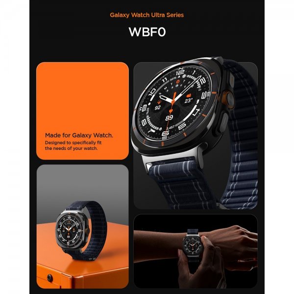 Spigen Samsung Galaxy Watch Ultra 47mm Rem WBF0 Navy