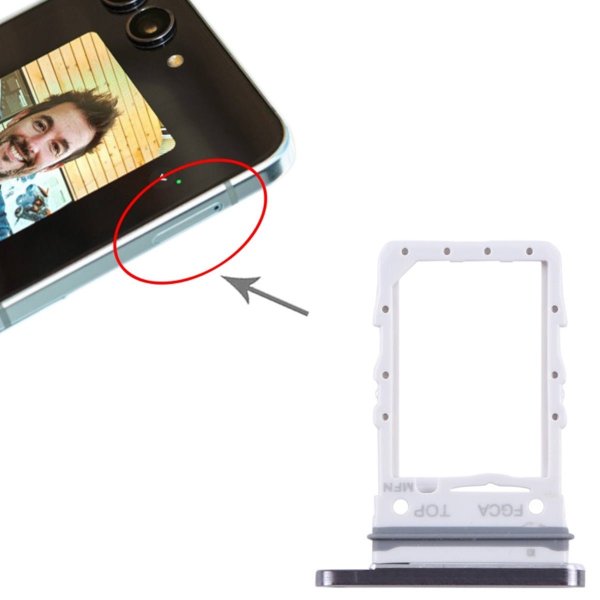 Samsung Galaxy Z Flip 5 Simkortholder - Sort