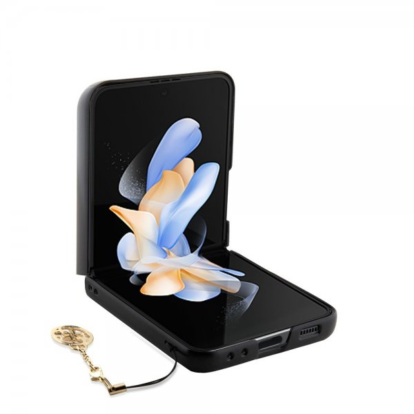 Guess Samsung Galaxy Z Flip 5 Cover 4G Charm Grå
