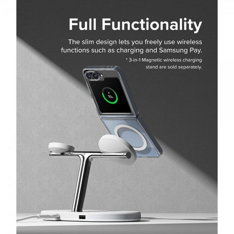 Ringke Samsung Galaxy Z Flip 6/Flip 7 FE Cover Fusion Magnetic Transparent