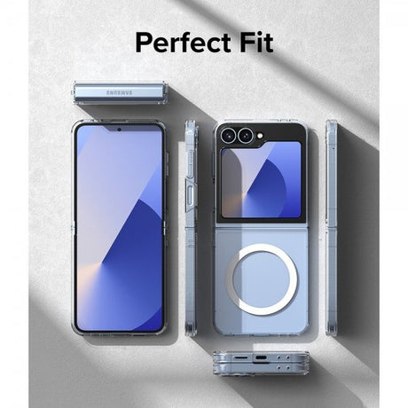 Ringke Samsung Galaxy Z Flip 6/Flip 7 FE Cover Fusion Magnetic Transparent