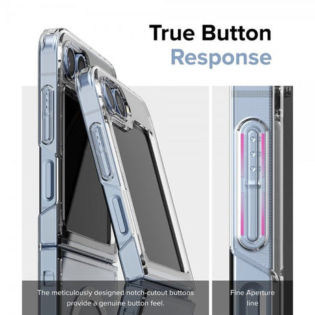 Ringke Samsung Galaxy Z Flip 6/Flip 7 FE Cover Fusion Magnetic Transparent