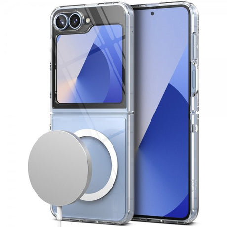 Ringke Samsung Galaxy Z Flip 6/Flip 7 FE Cover Fusion Magnetic Transparent