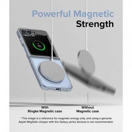 Ringke Samsung Galaxy Z Flip 6/Flip 7 FE Cover Fusion Magnetic Transparent