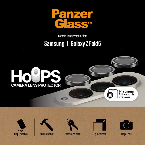 PanzerGlass Samsung Galaxy Z Fold 5 Kamerabeskyttelse Hoops