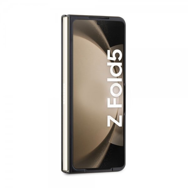 BMW Samsung Galaxy Z Fold 5 Cover Carbon Effect Metal Logo Sort