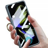 GKK Samsung Galaxy Z Fold 5 Cover Fingerring Grøn