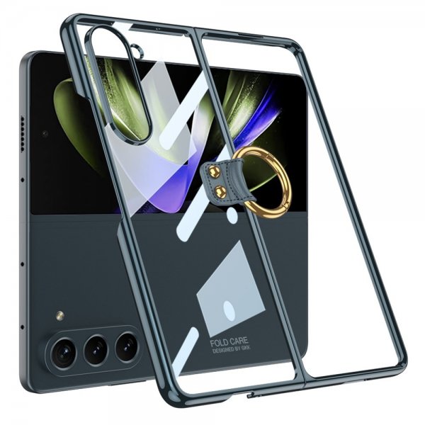 GKK Samsung Galaxy Z Fold 5 Cover med Ringholder Grøn