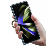 GKK Samsung Galaxy Z Fold 5 Cover med Ringholder Grøn