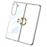 GKK Samsung Galaxy Z Fold 5 Cover med Ringholder Sølv