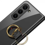 GKK Samsung Galaxy Z Fold 5 Cover med Ringholder Sort