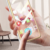 GKK Samsung Galaxy Z Fold 5 Cover Forgyldt Kant Grøn