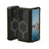 Urban Armor Gear (UAG) Samsung Galaxy Z Fold 5 Cover Plyo Pro MagSafe Olive/Space Grey